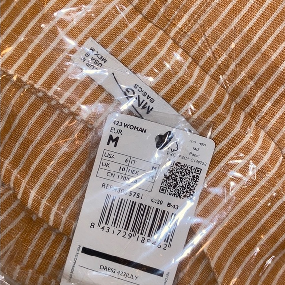 NEW Mango Linen Dress - Picture 8 of 8